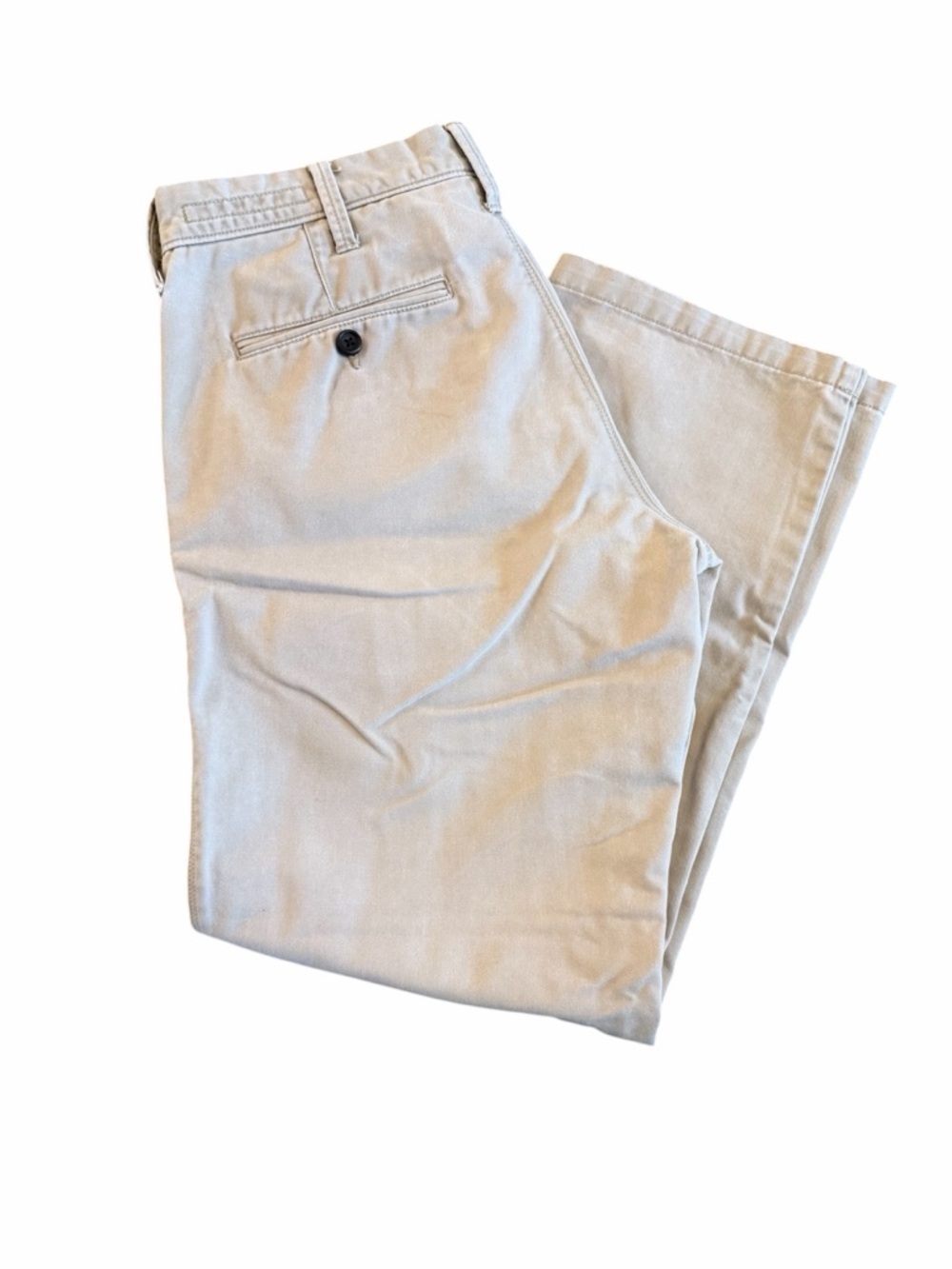 Men's Classic Khaki Chinos - Light Beige - Picture 3 of 4